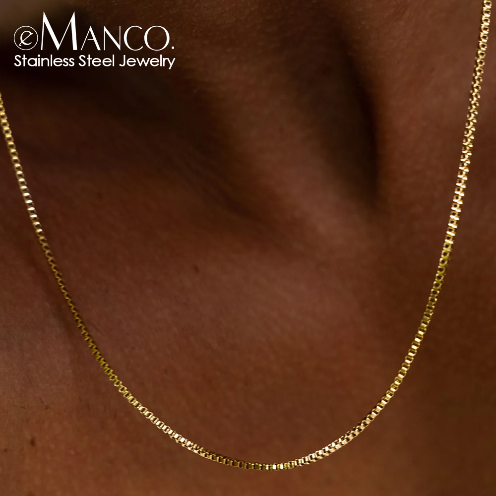 Birth Flower Necklace - EMANCO Stainless Steel Collarbone Chain Fashion