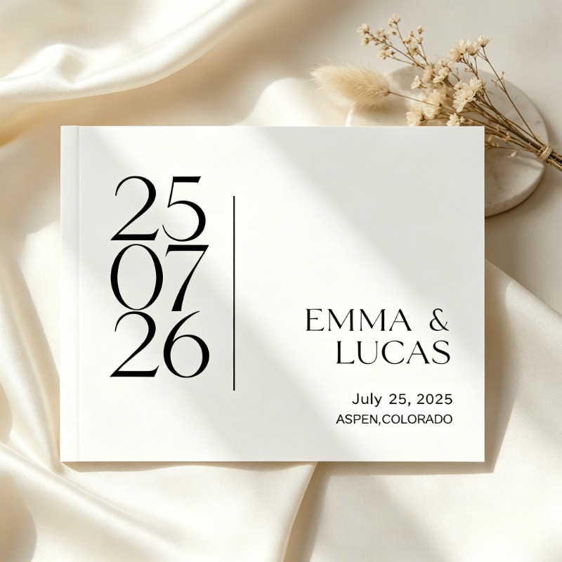 Custom Wedding Guest Book, Gue - Custom Photo Book ulasan dan harga