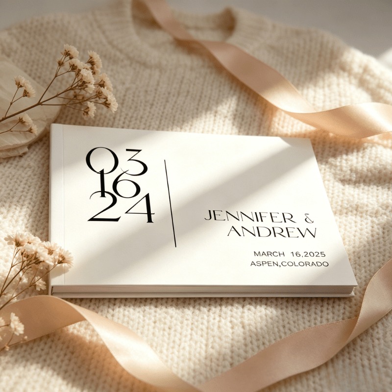 Custom Wedding Guest Book, Gue - Custom Photo Book ulasan dan harga