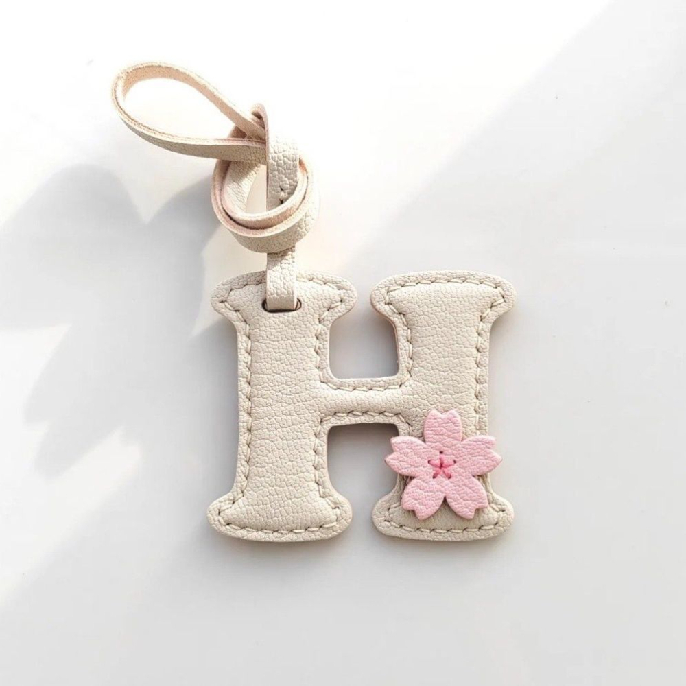 Creative High Quality Genuine  - Monogram Keychain Leather ulasan dan harga