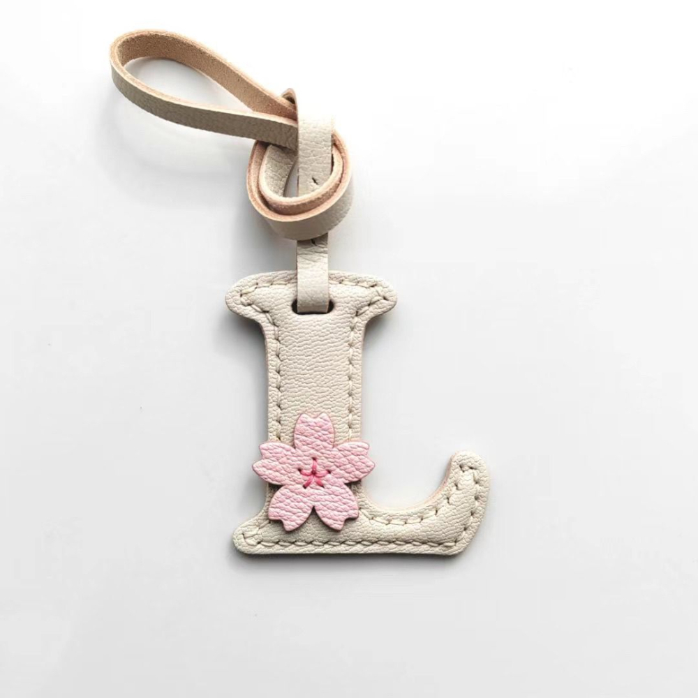 Creative High Quality Genuine  - Monogram Keychain Leather ulasan dan harga