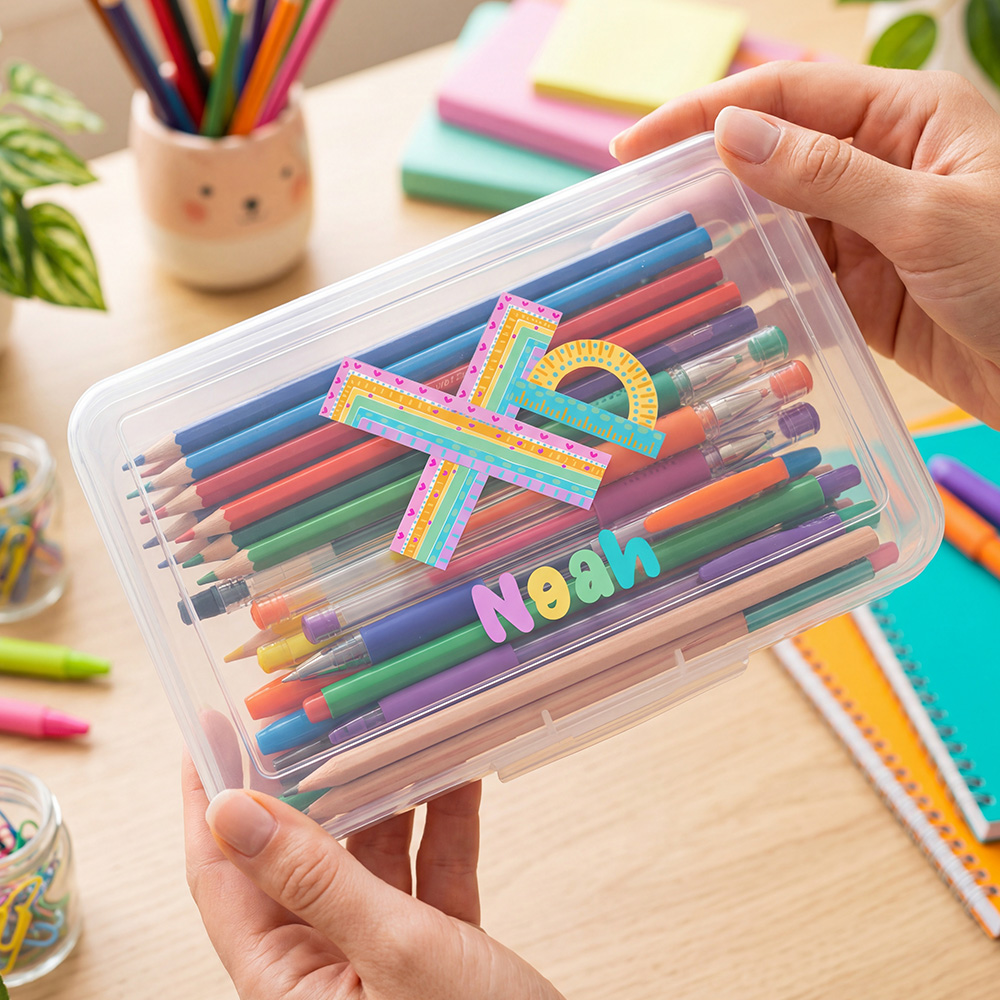 Personalized Pencil Case, Cust - Personalized Name Box ulasan dan harga