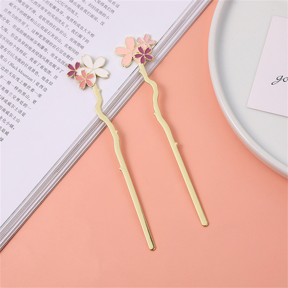 Metal Sakura Bookmark Creative - Dried Flower Bookmark ulasan dan harga
