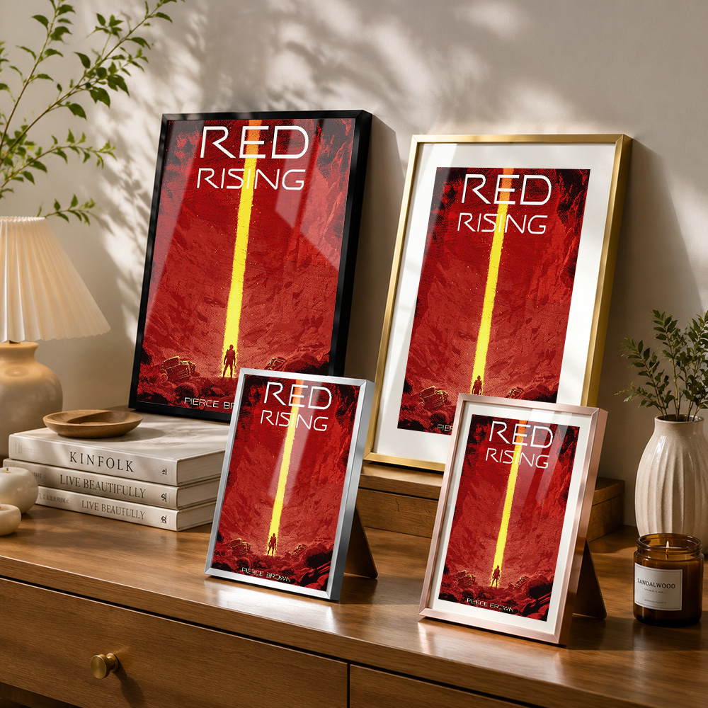 Red Rising Book Cover Framed A - Custom Photo Book ulasan dan harga