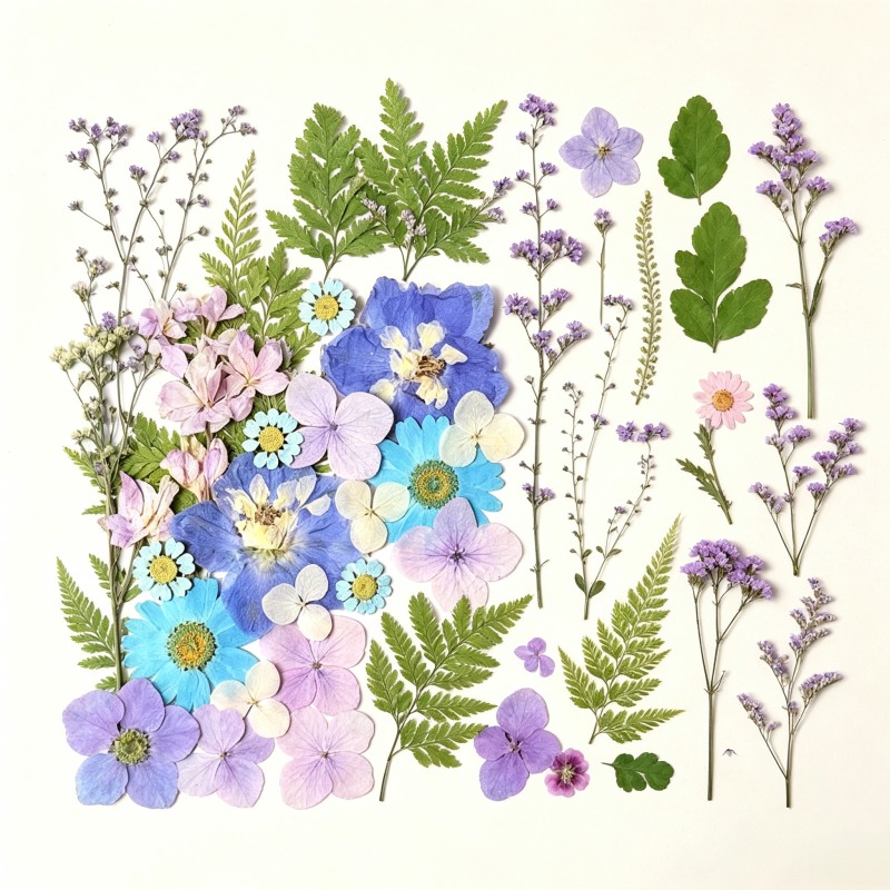 Mixed Pressed Dried Flower Kit - Dried Flower Bookmark ulasan dan harga
