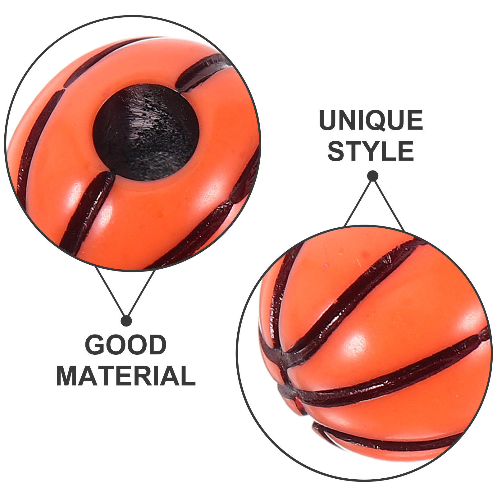100Pcs Basketball Beads Acryli - Coordinates Bracelet ulasan dan harga